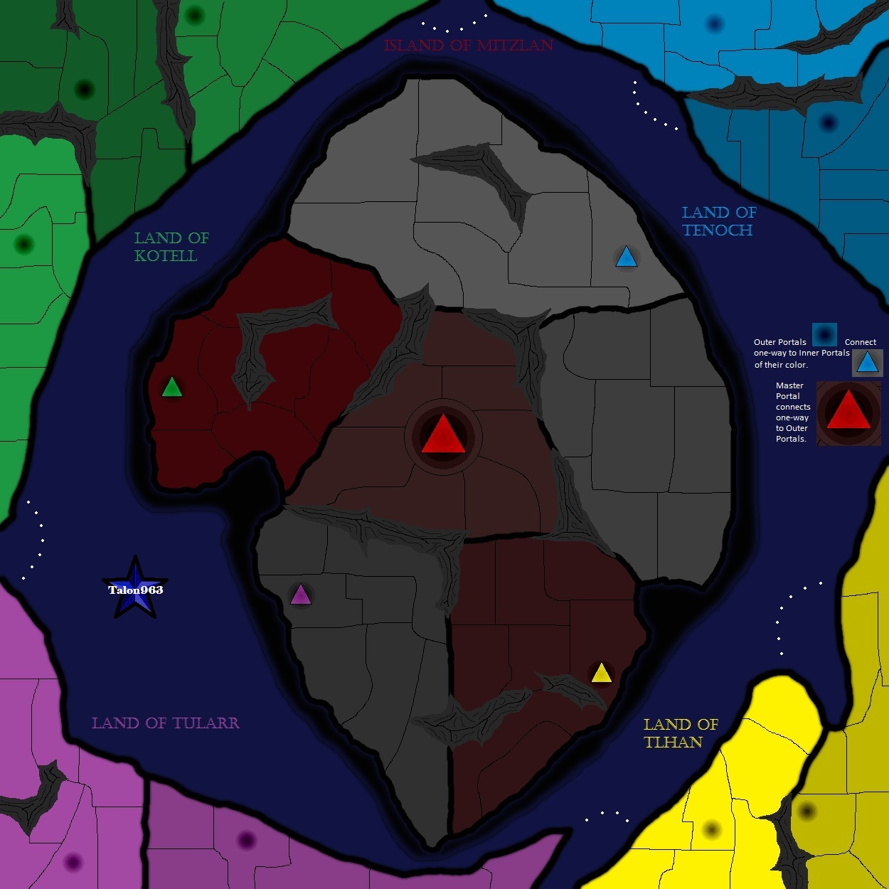 the map